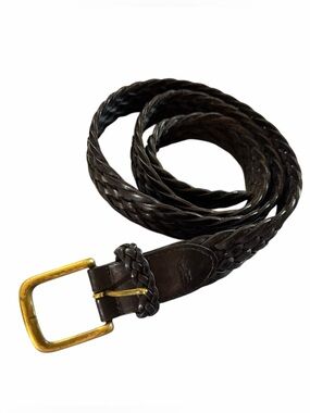 Ralph Lauren Polo Braided Leather Belt